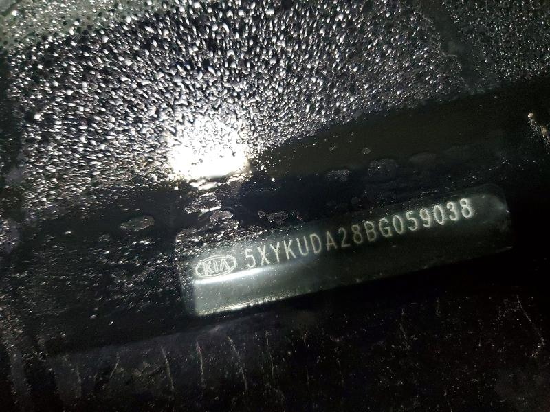 53912806 :رقم المزاد ، 5XYKUDA28BG059038 vin ، 2011 Kia Sorento مزاد بيع