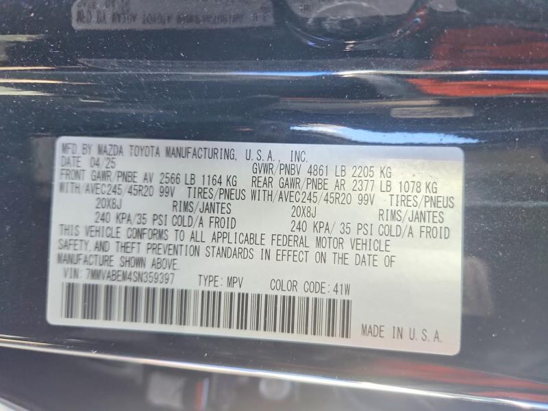 Продажа на аукционе авто 2025 Mazda Cx-50, vin: 7MMVABEM4SN359397, номер лота: 53169026