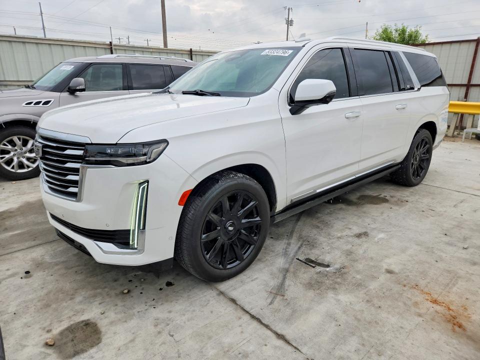 53324796 :رقم المزاد ، 1GYS4MKL5MR319465 vin ، 2021 Cadillac Escalade مزاد بيع
