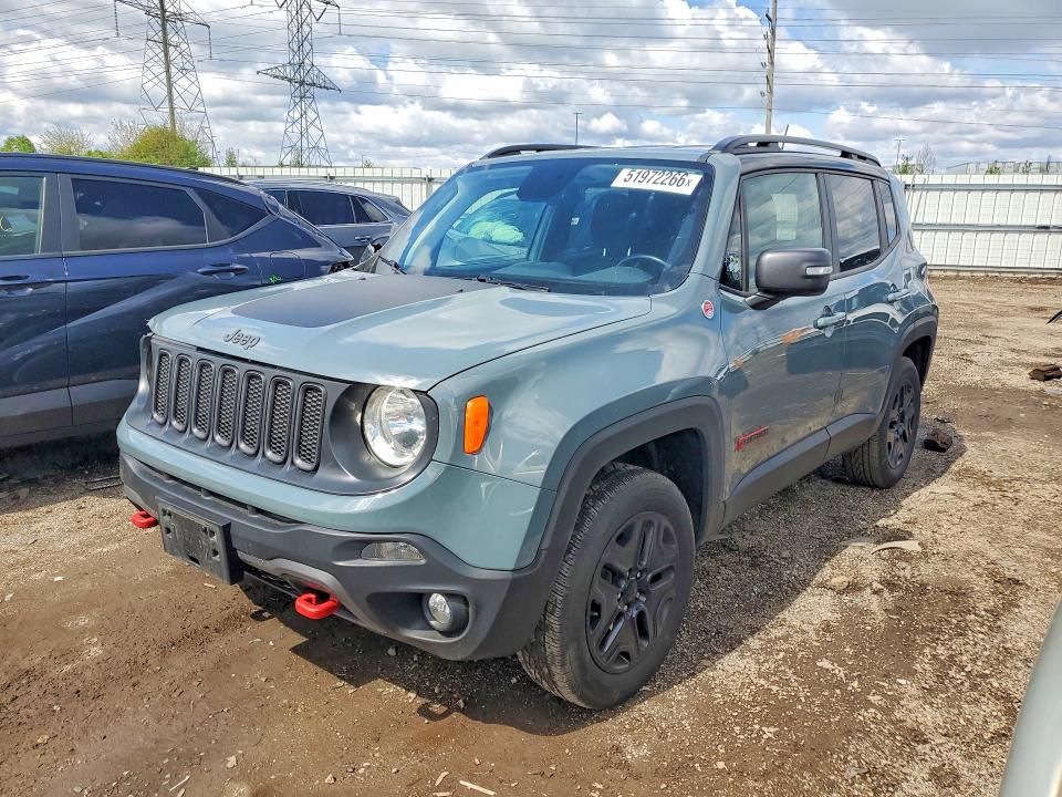 Aukcja sprzedaży 2018 Jeep Renegade, vin: ZACCJBCBXJPH61567, numer aukcji: 51972266