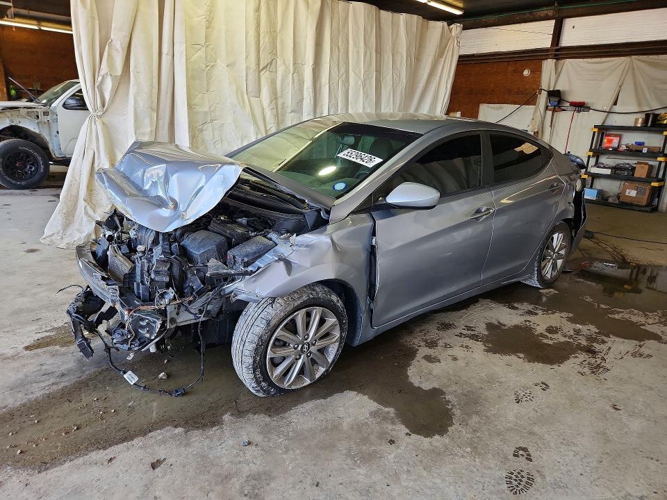 55296426 :رقم المزاد ، 5NPDH4AEXFH634195 vin ، 2015 Hyundai Elantra مزاد بيع