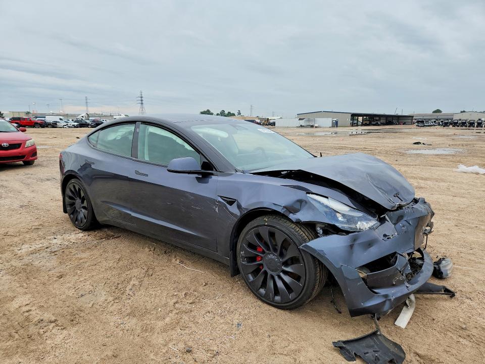 54230246 :رقم المزاد ، 5YJ3E1EC8PF509904 vin ، 2023 Tesla Model 3 مزاد بيع