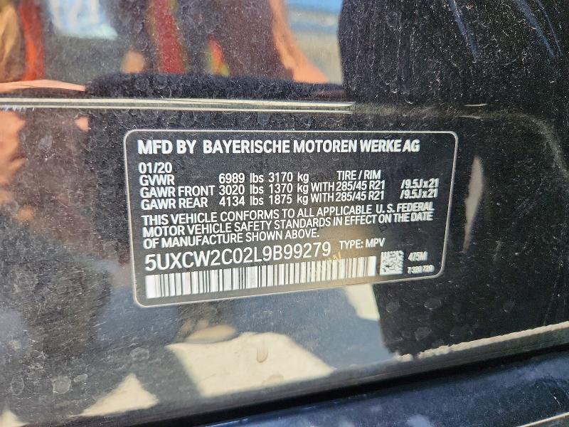 Продажа на аукционе авто 2020 Bmw X7, vin: 5UXCW2C02L9B99279, номер лота: 53456196