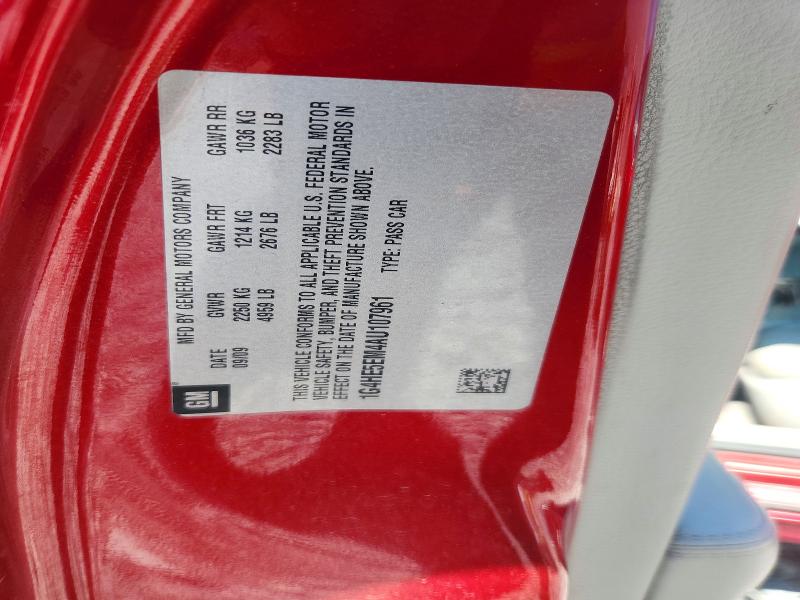 2010 Buick Lucerne მანქანა იყიდება აუქციონზე, vin: 1G4HE5EM4AU107961, აუქციონის ნომერი: 54433376