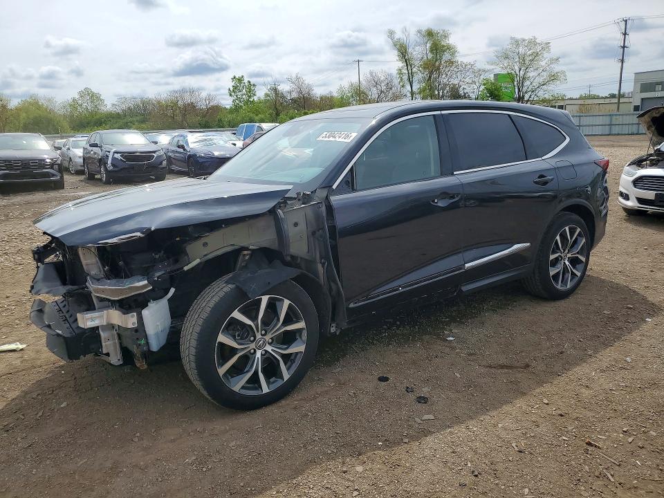 Auction sale of the 2022 Acura Mdx, vin: 5J8YE1H43NL005492, lot number: 53042416