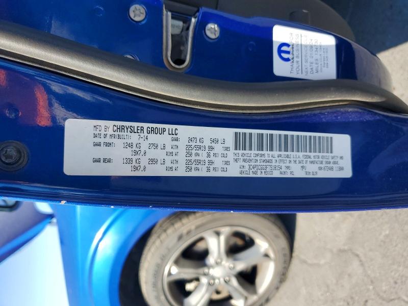 Продаж на аукціоні авто 2015 Dodge Journey, vin: 3C4PDCGG3FT518154, номер лоту: 53802246
