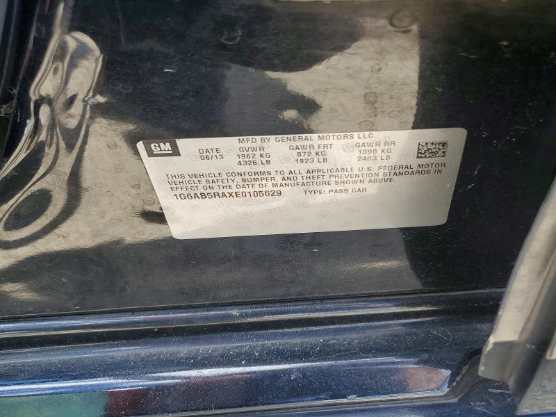 Aukcja sprzedaży 2014 Cadillac Ats, vin: 1G6AB5RAXE0105629, numer aukcji: 55684216