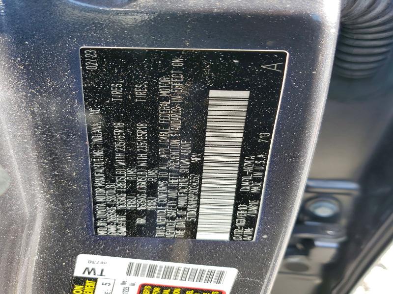 52228626 :رقم المزاد ، 5TDKDRAH9PS024262 vin ، 2023 Toyota Highlander مزاد بيع