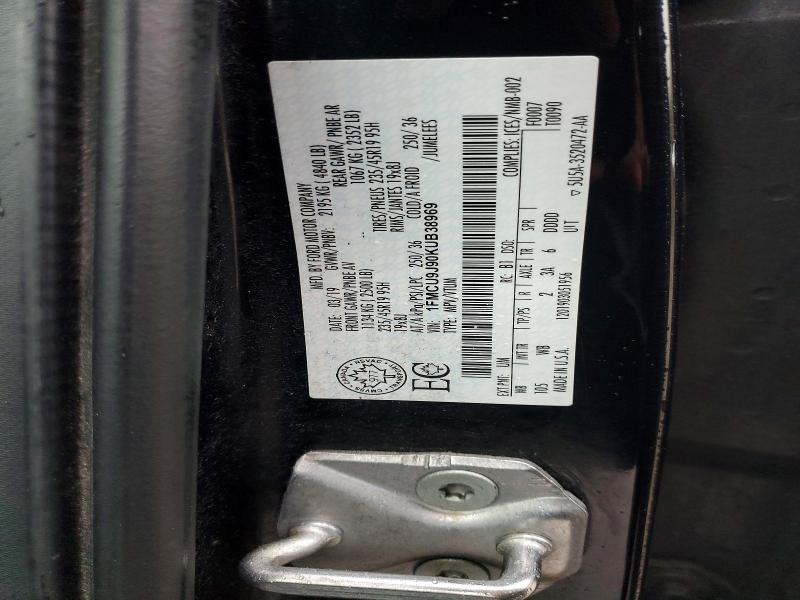 Aukcja sprzedaży 2019 Ford Escape, vin: 1FMCU9J90KUB38969, numer aukcji: 51693436