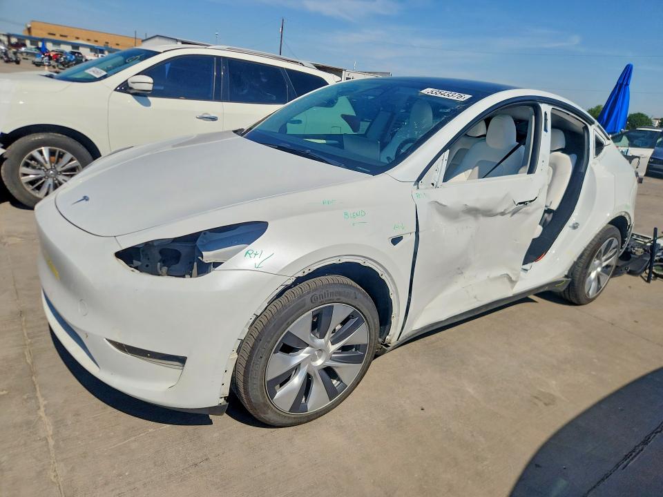 2023 Tesla Model Y მანქანა იყიდება აუქციონზე, vin: 7SAYGDEE8PA095431, აუქციონის ნომერი: 53543376