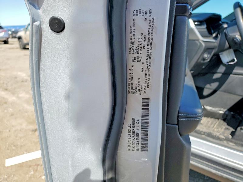 54697886 :رقم المزاد ، 1C4RJKAG8R8530162 vin ، 2024 Jeep Grand Cherokee مزاد بيع