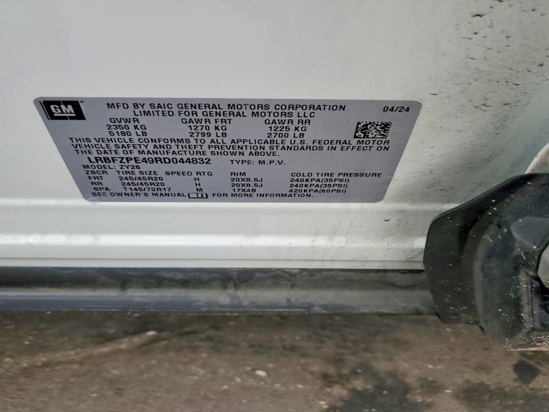 Aukcja sprzedaży 2024 Buick Envision, vin: LRBFZPE49RD044832, numer aukcji: 52896296