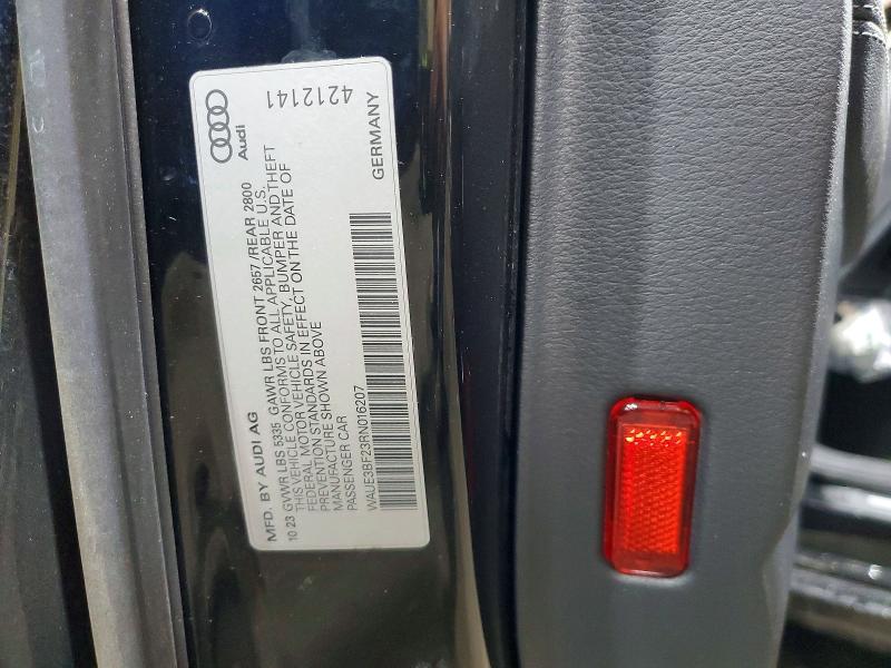 Aukcja sprzedaży 2024 Audi A6, vin: WAUE3BF23RN016207, numer aukcji: 54846406