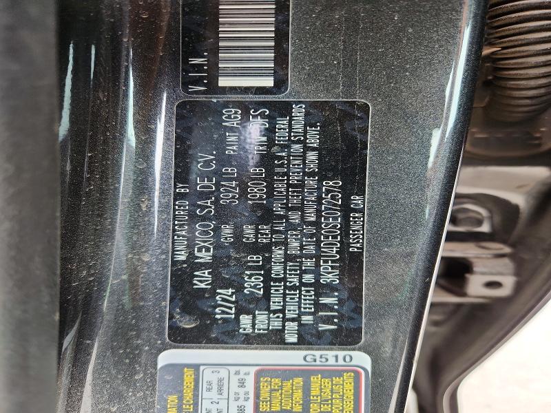 Продаж на аукціоні авто 2025 Kia K4, vin: 3KPFU4DE0SE072578, номер лоту: 54758076