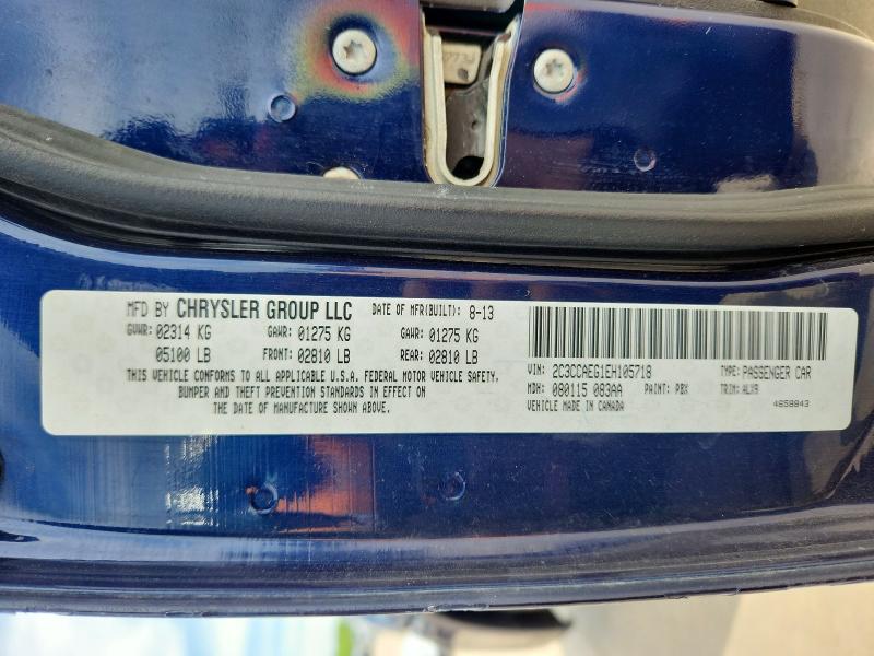 52372266 :رقم المزاد ، 2C3CCAEG1EH105718 vin ، 2014 Chrysler 300c مزاد بيع