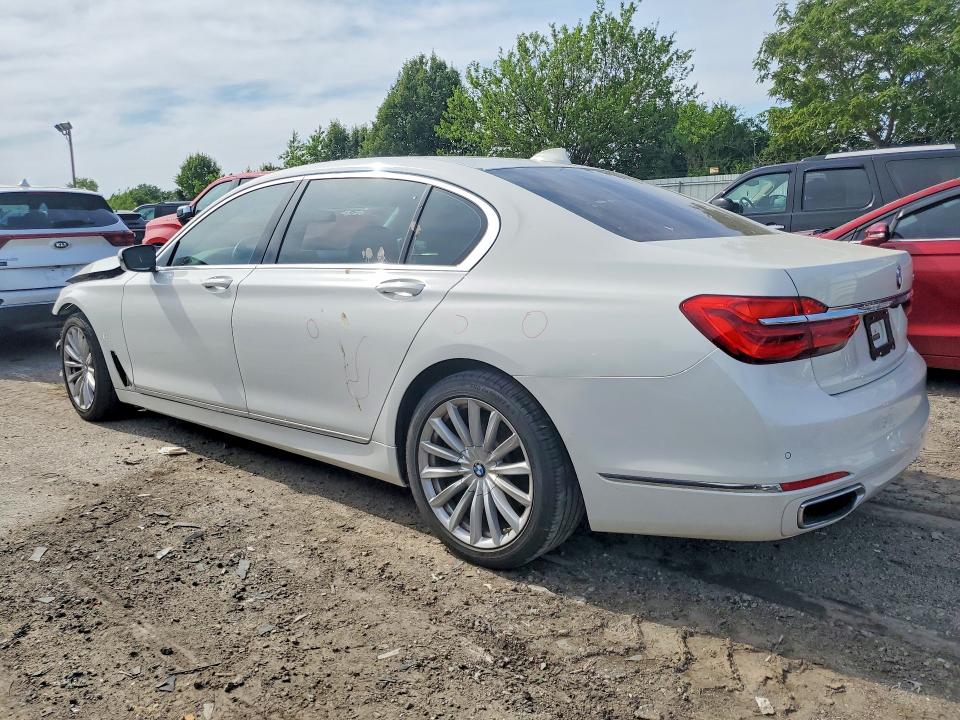 2016 Bmw 740 მანქანა იყიდება აუქციონზე, vin: WBA7E2C50GG503836, აუქციონის ნომერი: 54079176