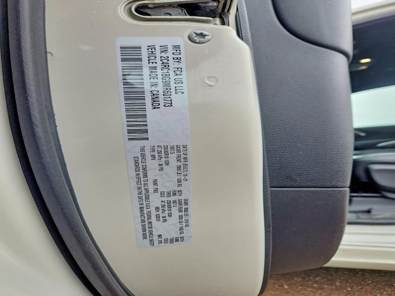 2021 Chrysler Pacifica მანქანა იყიდება აუქციონზე, vin: 2C4RC1BG9MR601773, აუქციონის ნომერი: 53162456