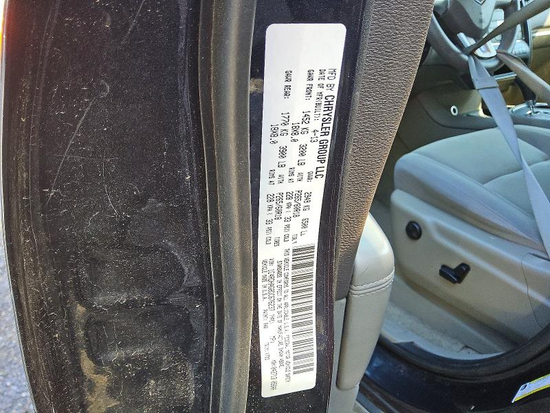 Продаж на аукціоні авто 2013 Dodge Durango, vin: 1C4RDHAG8DC676237, номер лоту: 53577666