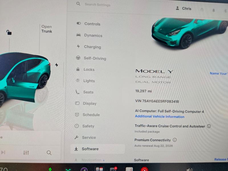 53721796 :رقم المزاد ، 7SAYGAEE5RF083418 vin ، 2024 Tesla Model Y مزاد بيع