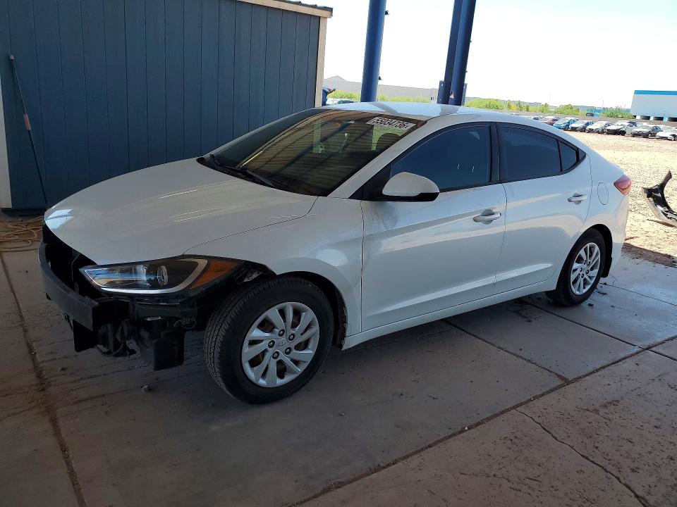 55034736 :رقم المزاد ، 5NPD74LF6JH327432 vin ، 2018 Hyundai Elantra مزاد بيع