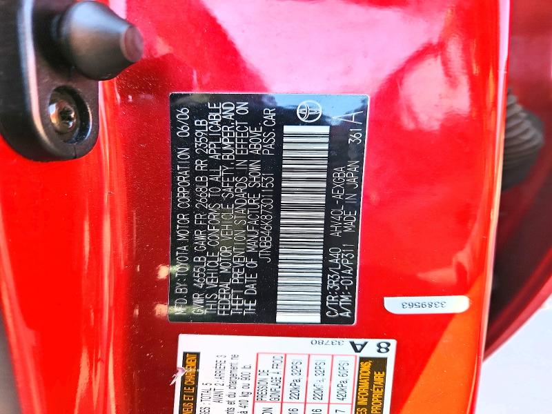 Продаж на аукціоні авто 2007 Toyota Camry, vin: JTNBB46K873011531, номер лоту: 52907386