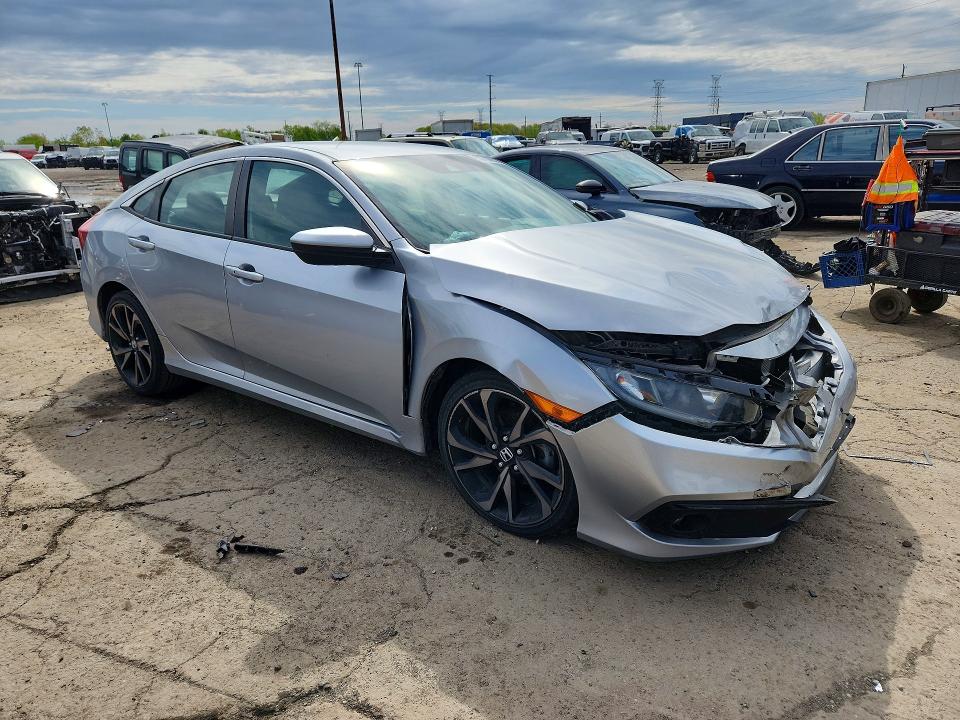 Продаж на аукціоні авто 2020 Honda Civic, vin: 2HGFC2F84LH533142, номер лоту: 53700656