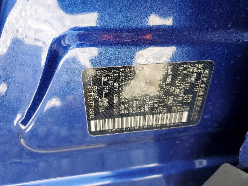 52047466 :رقم المزاد ، JN8BT3DC8NW117209 vin ، 2022 Nissan Rogue مزاد بيع