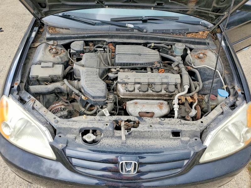 53009806 :رقم المزاد ، JHMES16521S008405 vin ، 2001 Honda Civic مزاد بيع