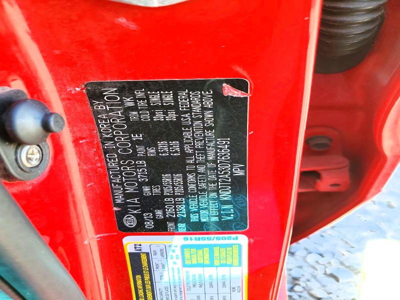Продаж на аукціоні авто 2013 Kia Soul, vin: KNDJT2A53D7636491, номер лоту: 54876456