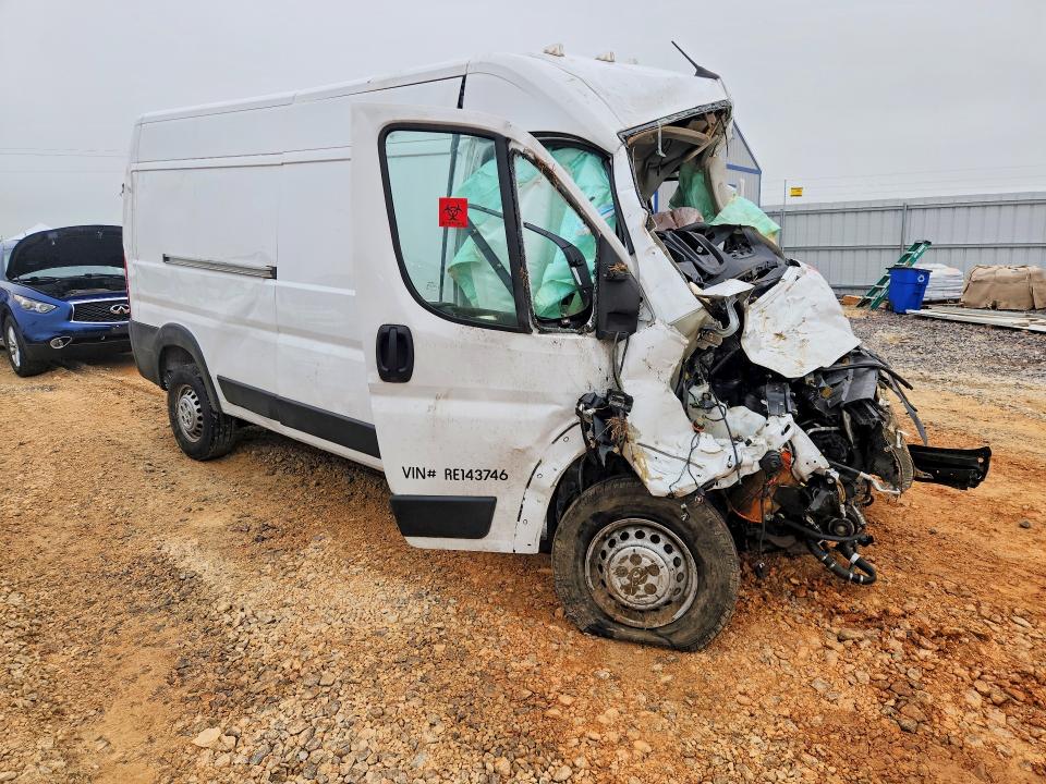 67256696 :رقم المزاد ، 3C6MRVHG6RE143746 vin ، 2024 Ram Promaster 3500 مزاد بيع