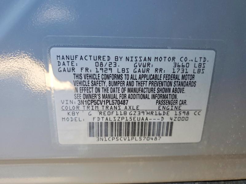 Aukcja sprzedaży 2023 Nissan Kicks, vin: 3N1CP5CV1PL570487, numer aukcji: 53099086