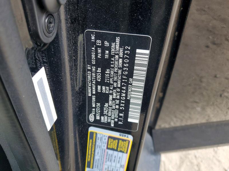 Продаж на аукціоні авто 2015 Kia Optima, vin: 5XXGM4A71FG360732, номер лоту: 54645666