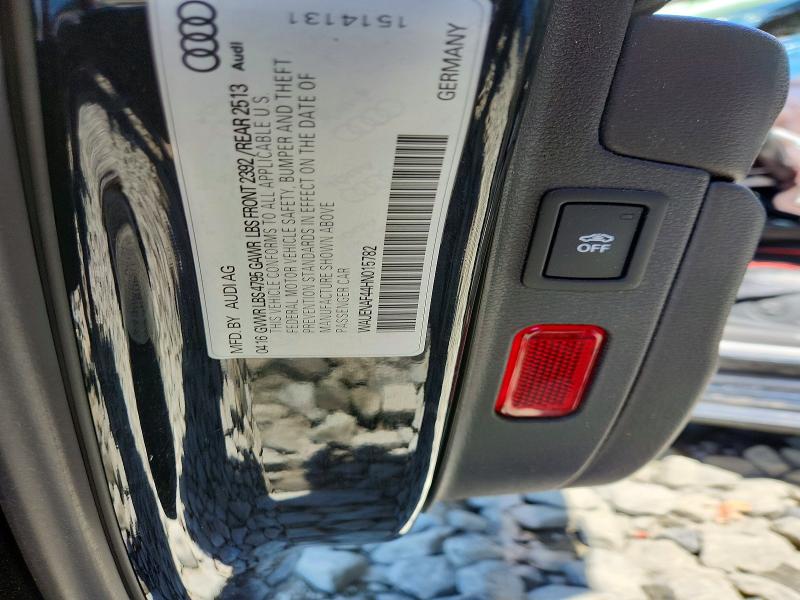 Продаж на аукціоні авто 2017 Audi A4, vin: WAUENAF44HN015782, номер лоту: 52333826
