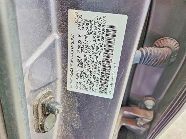 2020 Acura Tlx მანქანა იყიდება აუქციონზე, vin: 19UUB1F30LA011504, აუქციონის ნომერი: 53299606