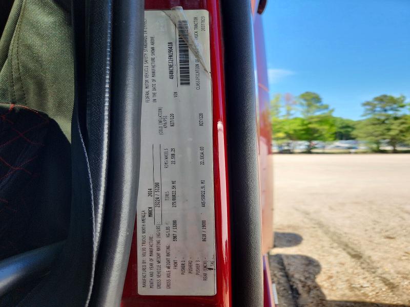 2015 Volvo Vnl მანქანა იყიდება აუქციონზე, vin: 4V4NC9EJ2FN190418, აუქციონის ნომერი: 52193566
