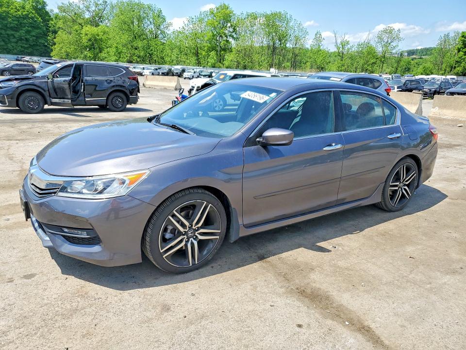 54056196 :رقم المزاد ، 1HGCR2F18HA222601 vin ، 2017 Honda Accord مزاد بيع