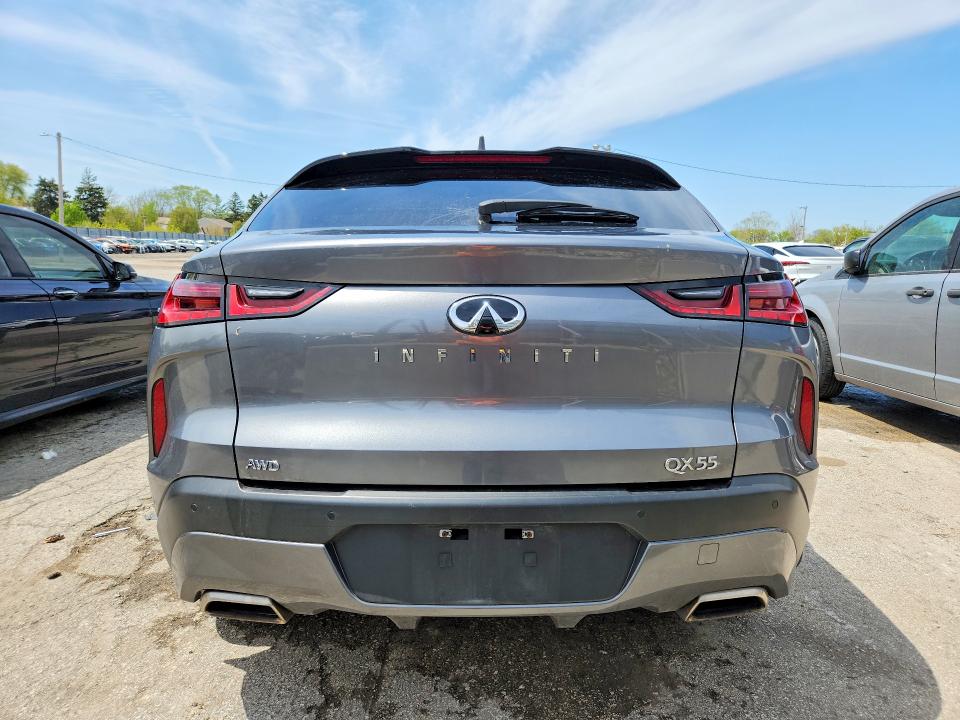 50887116 :رقم المزاد ، 3PCAJ5JR1PF123264 vin ، 2023 Infiniti Qx55 مزاد بيع