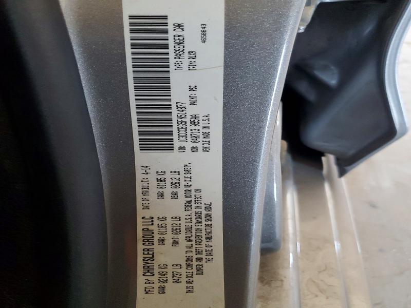 55207056 :رقم المزاد ، 1C3CCCBG5FN514877 vin ، 2015 Chrysler 200 مزاد بيع