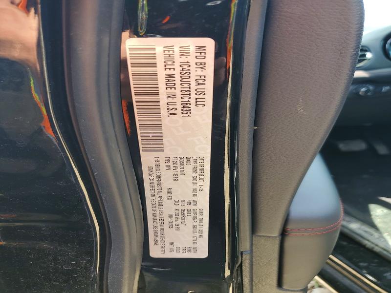 2026 Dodge Durango მანქანა იყიდება აუქციონზე, vin: 1C4SDJCT8TC164351, აუქციონის ნომერი: 54159666