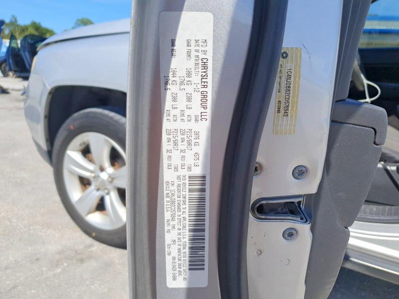 Aukcja sprzedaży 2012 Jeep Compass, vin: 1C4NJDBB2CD576940, numer aukcji: 54484866