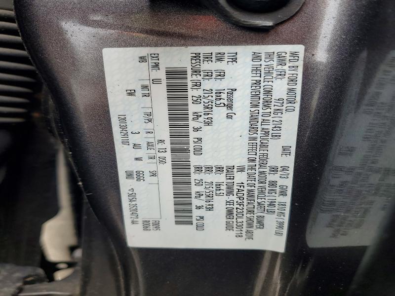 Aukcja sprzedaży 2013 Ford Focus, vin: 1FADP3F23DL330118, numer aukcji: 53227806