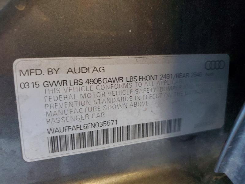 Aukcja sprzedaży 2015 Audi A4, vin: WAUFFAFL6FN035571, numer aukcji: 53566246