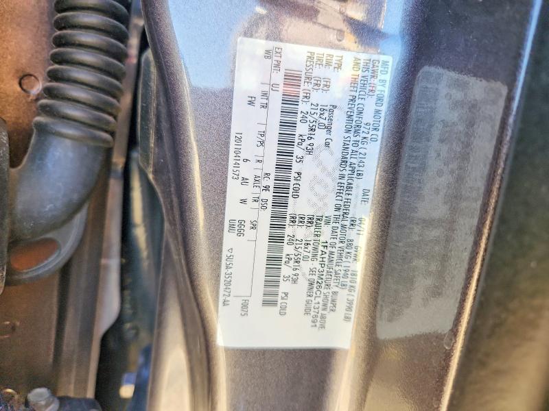 53611896 :رقم المزاد ، 1FAHP3M26CL137691 vin ، 2012 Ford Focus مزاد بيع