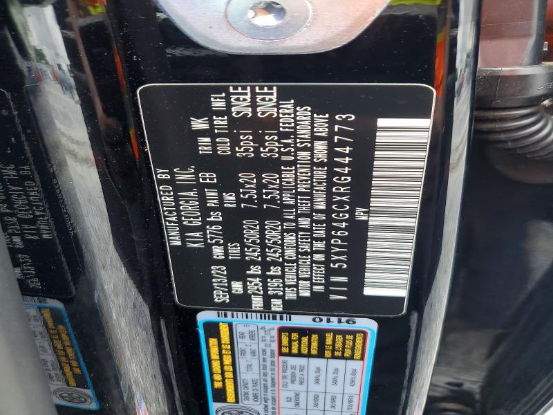 2024 Kia Telluride მანქანა იყიდება აუქციონზე, vin: 5XYP64GCXRG444773, აუქციონის ნომერი: 55141176
