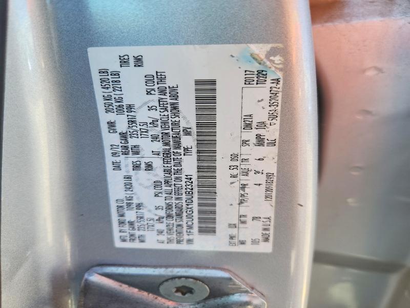 Продажа на аукционе авто 2013 Ford Escape, vin: 1FMCU0GX1DUB23241, номер лота: 51802216