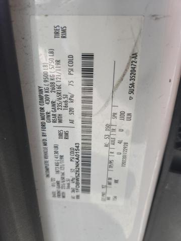 2022 Ford Transit მანქანა იყიდება აუქციონზე, vin: 1FDBW5Z82NKA01543, აუქციონის ნომერი: 52753326
