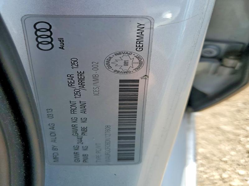 Aukcja sprzedaży 2013 Audi A6, vin: WAUFGCFC6DN127608, numer aukcji: 53401126