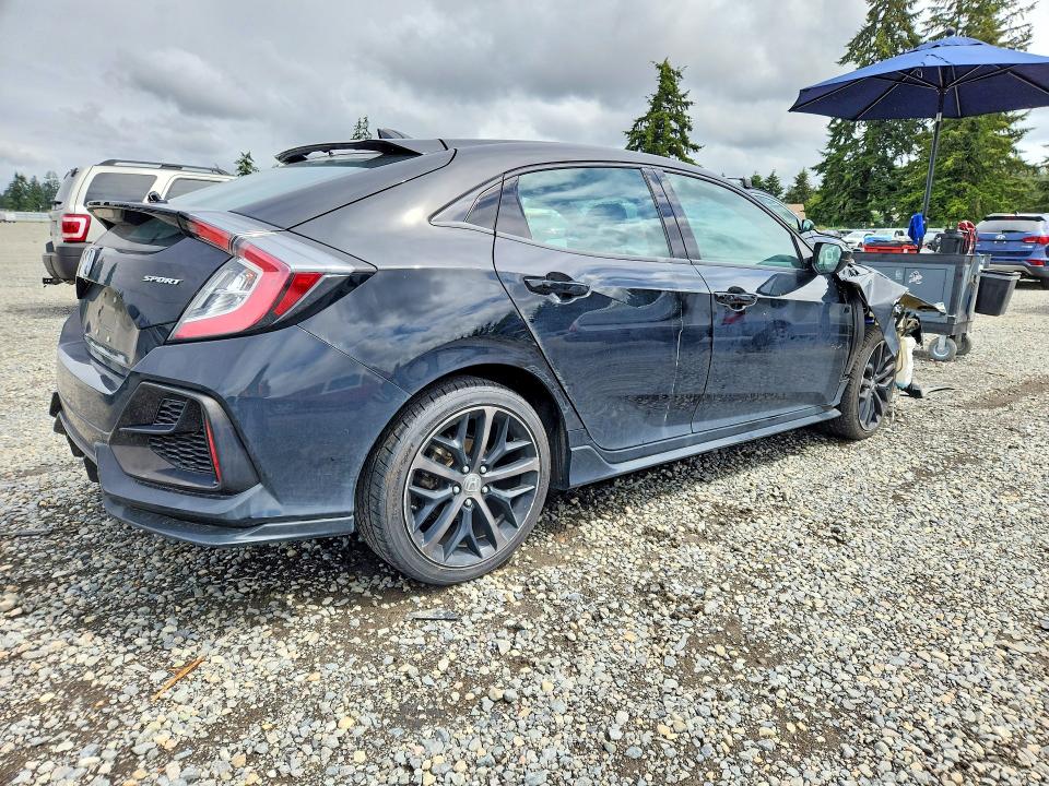 2020 Honda Civic მანქანა იყიდება აუქციონზე, vin: SHHFK7H49LU212307, აუქციონის ნომერი: 55018496