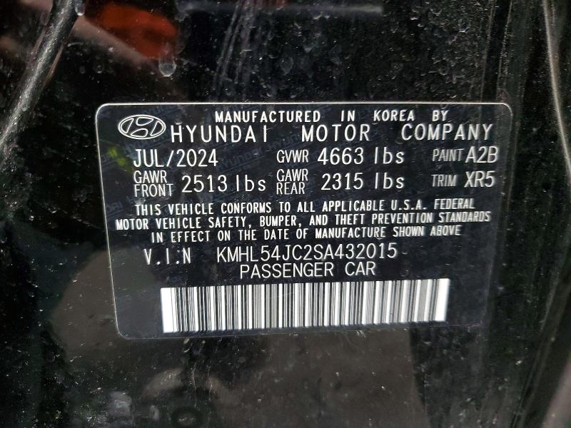 Auction sale of the 2025 Hyundai Sonata, vin: KMHL54JC2SA432015, lot number: 52233786