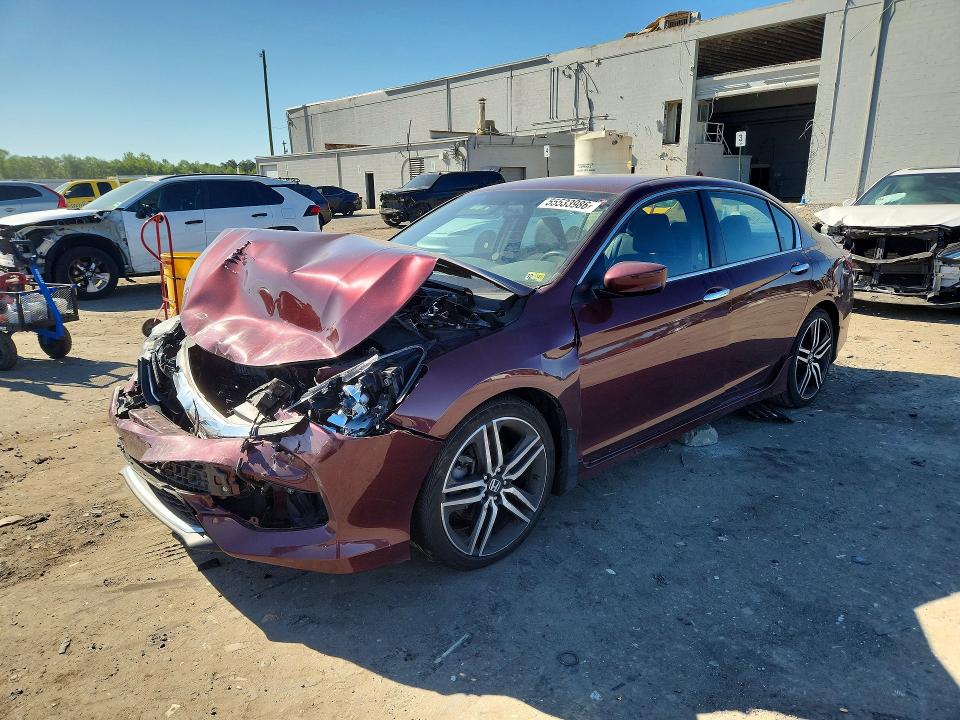 Продажа на аукционе авто 2017 Honda Accord, vin: 1HGCR2F50HA192934, номер лота: 55533986